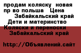 продам коляску. новая. пр-во польша › Цена ­ 5 500 - Забайкальский край Дети и материнство » Коляски и переноски   . Забайкальский край